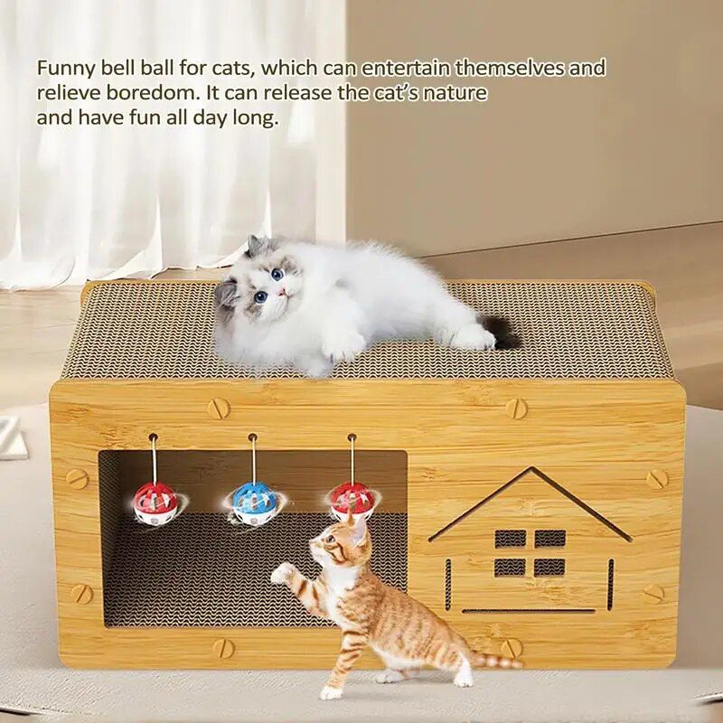 Cat Fish Design Scratcher House