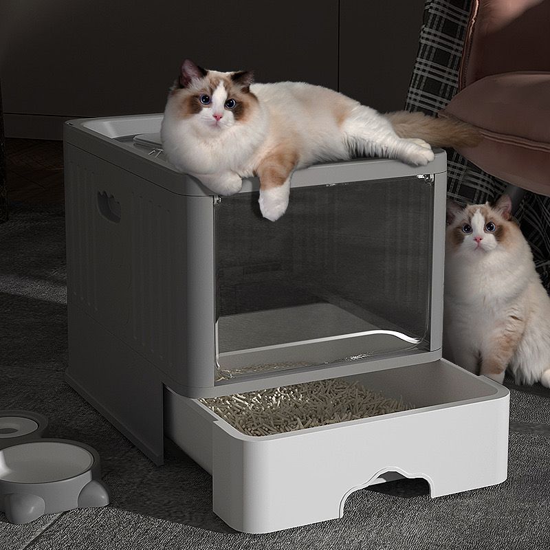 Square UV Sterilizing Litter Box