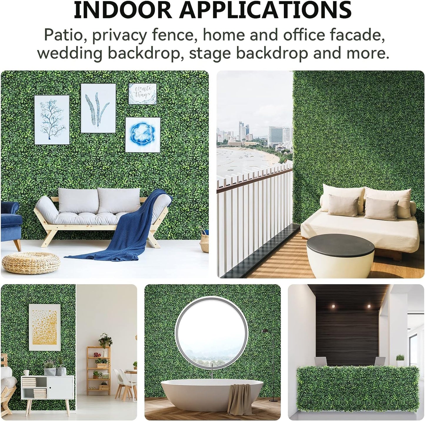 Artificial Wall Plant Panel Backdrop BD-05