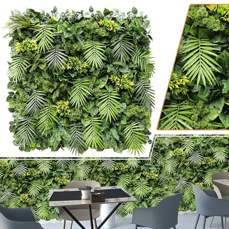 UV Resistant Faux Plant Backdrop for Indoor & Outdoor Decoration
