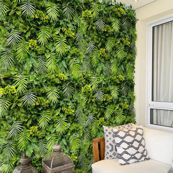 UV Resistant Faux Plant Backdrop for Indoor & Outdoor Decoration