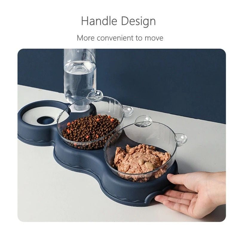 3in1 Food and Water Pet Feeder