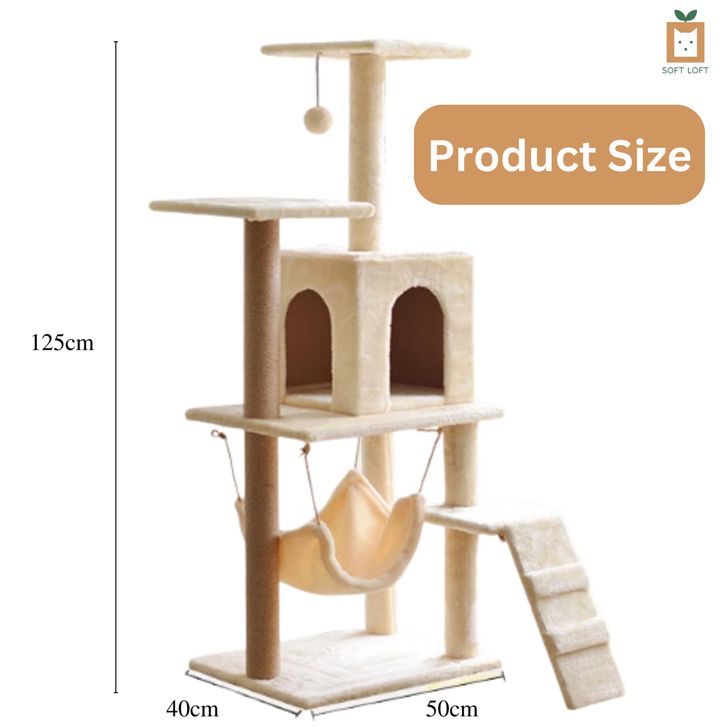 Plush Cat Condo (125cm)
