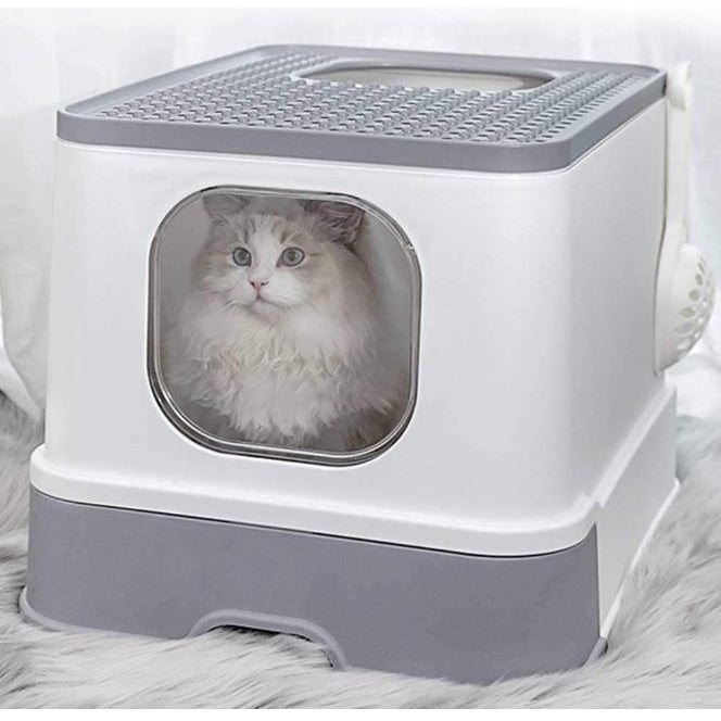 Top Entrance Litter Box with Drawer(44cm)