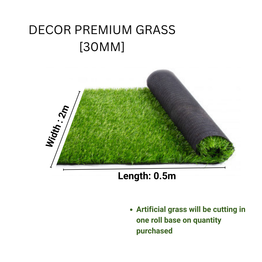 DecorPremium 30mm Artificial Grass