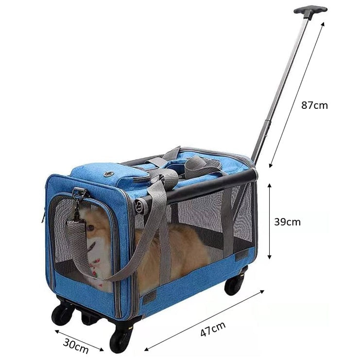 Pet Sling and Luggage Trolley Carrier (47cm)