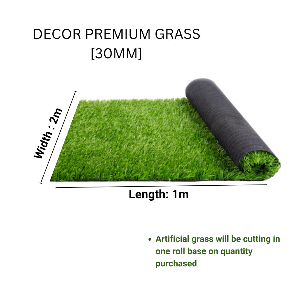 DecorPremium 30mm Artificial Grass