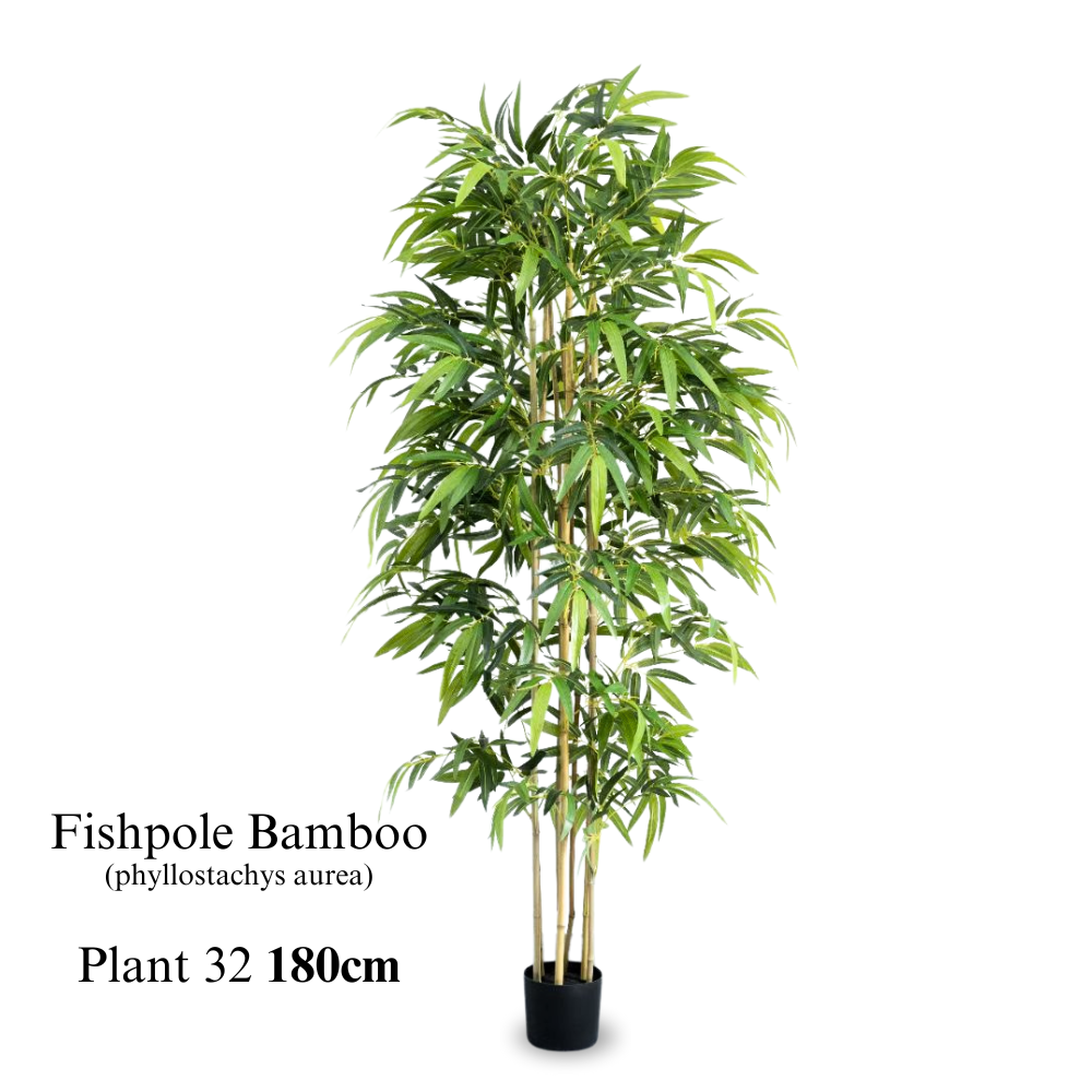 Artificial Fishpole Bamboo Plant 180cm Tall