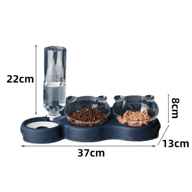 3in1 Food and Water Pet Feeder