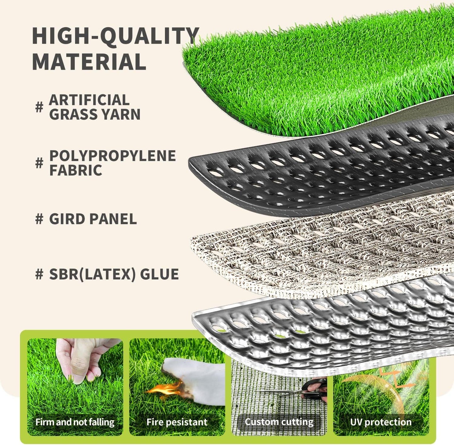 DecorPremium 30mm Artificial Grass