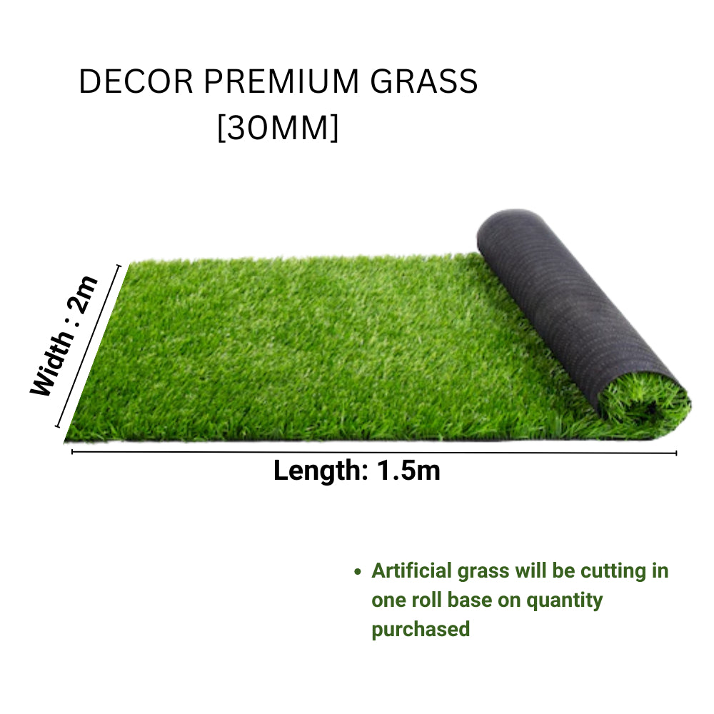 DecorPremium 30mm Artificial Grass