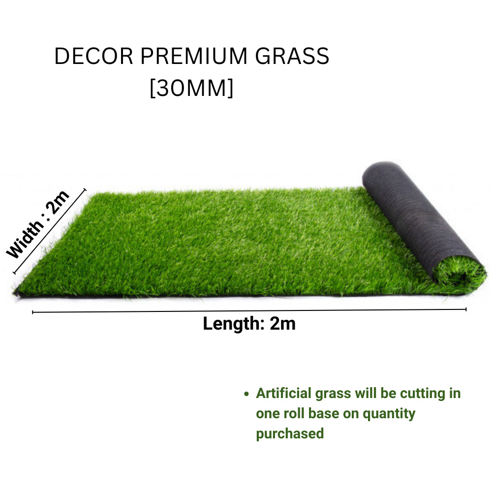 DecorPremium 30mm Artificial Grass