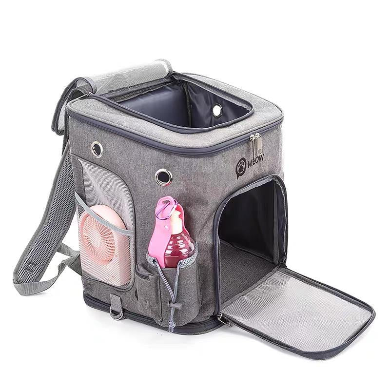 Pet Backpack - Canvas and Mesh (40cm)