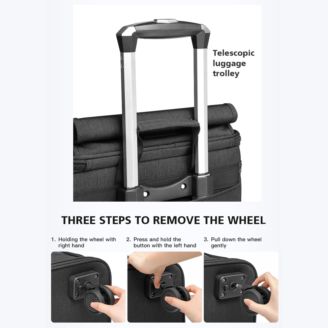 Double Layer Pet Trolley Carrier (40cm)