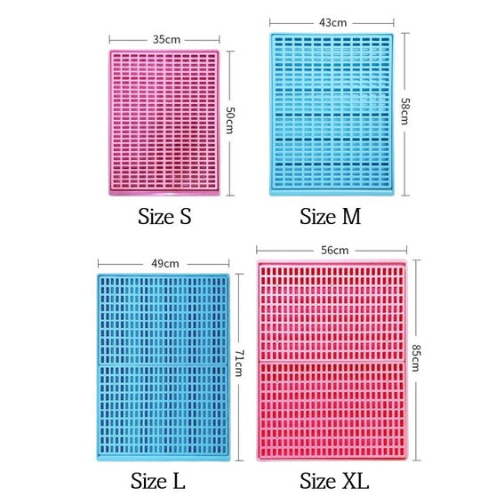 Large Dog Flat Pee Tray (Pink)