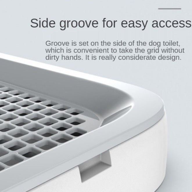 Training Pee Tray With Wall (With Guard)