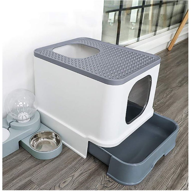 Top Entrance Litter Box with Drawer(44cm)