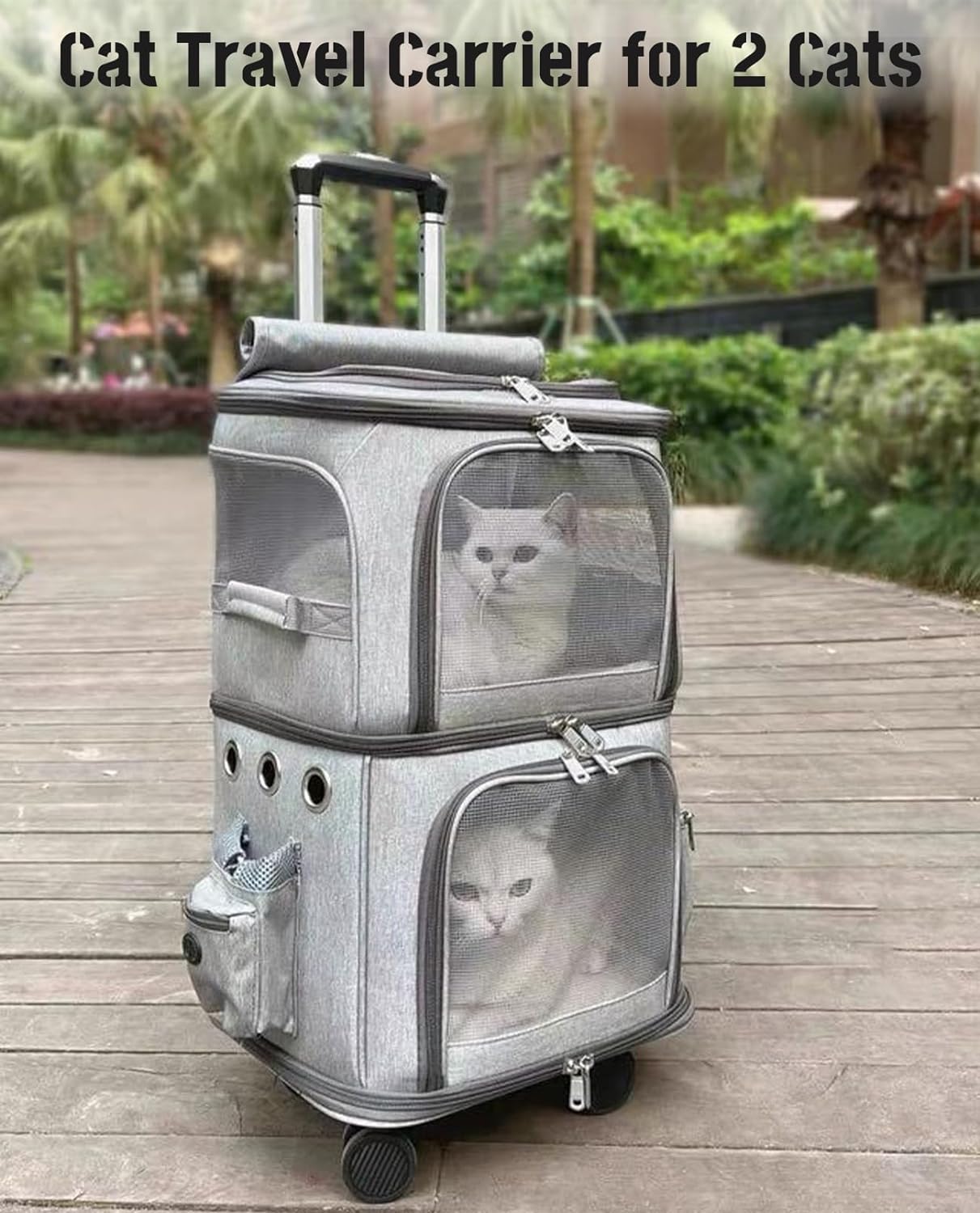 Double Layer Pet Trolley Carrier (40cm)