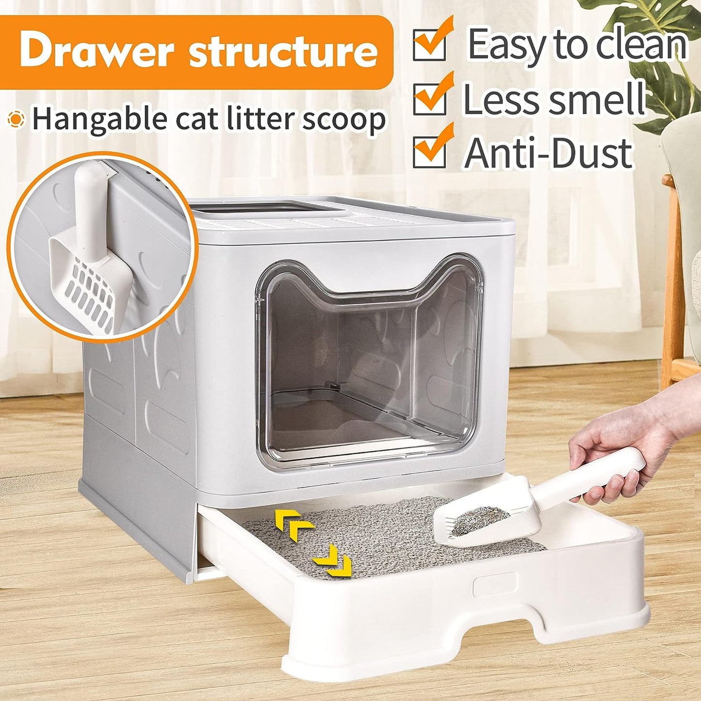 Foldable Litter Box (52cm)