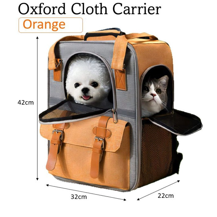 Steady style Pet Backpack Oxford, Mesh and Cotton (32cm)