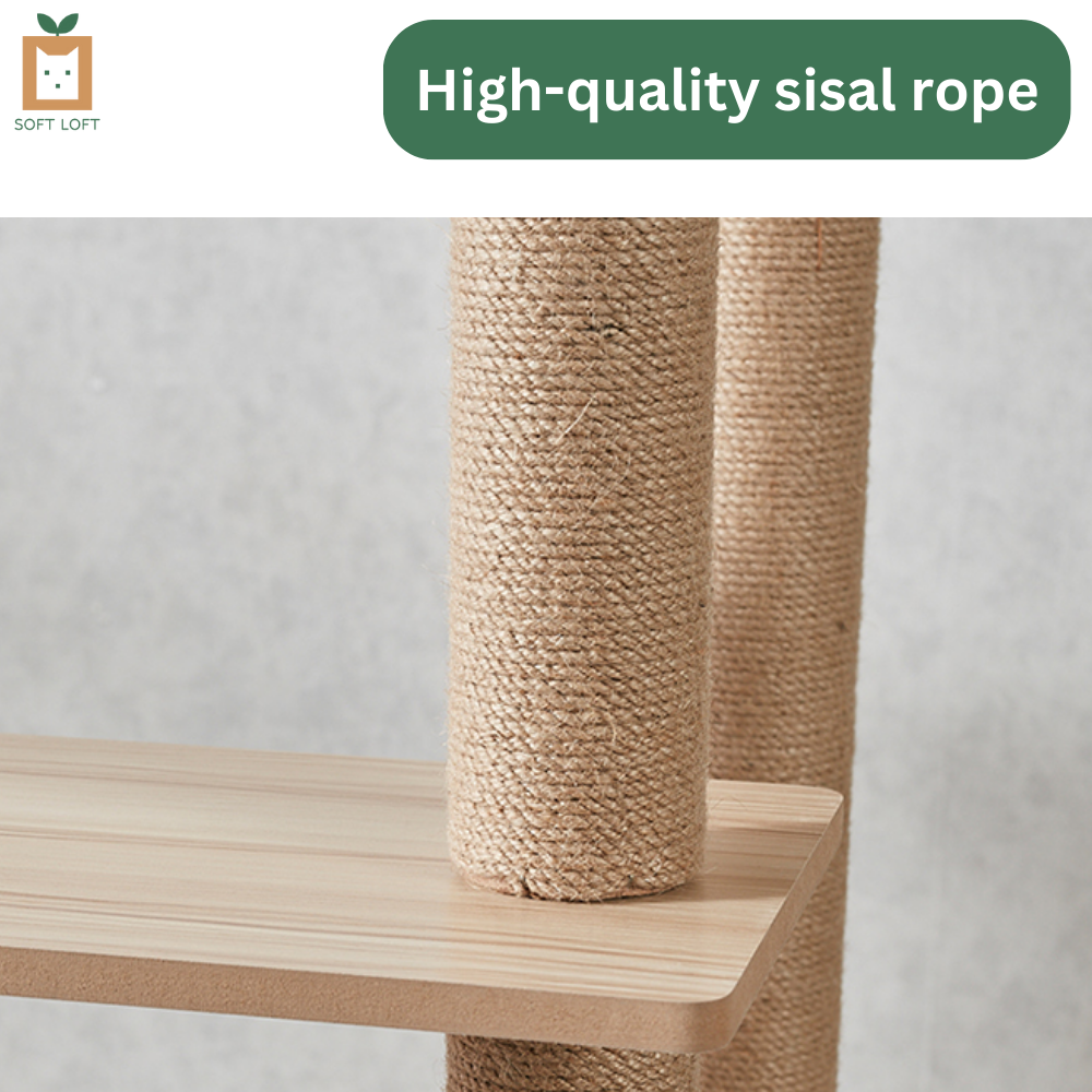 Large Solid Wood Cat Condo