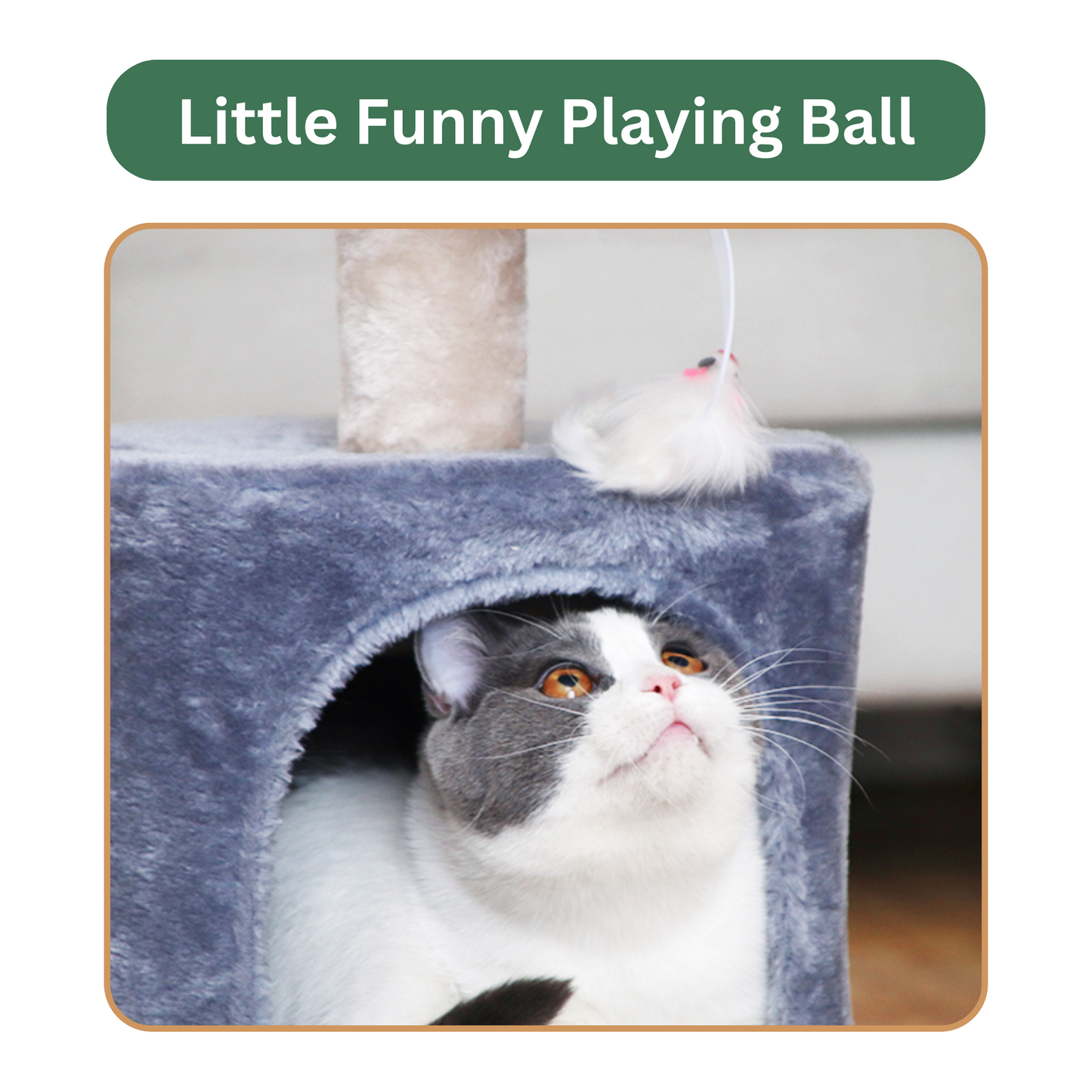 Plush Cat Condo (55cm)