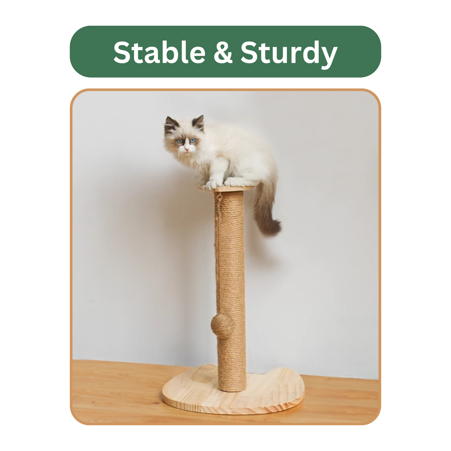 Sisal Scratching Post (Bear)