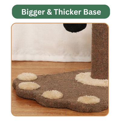 Scratcher Post - Brown Paw (41cm)