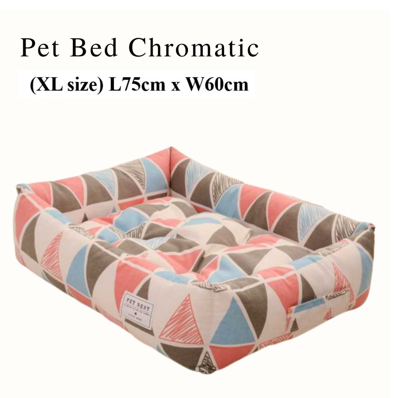 Geometric Pet Bed (Chromatic)