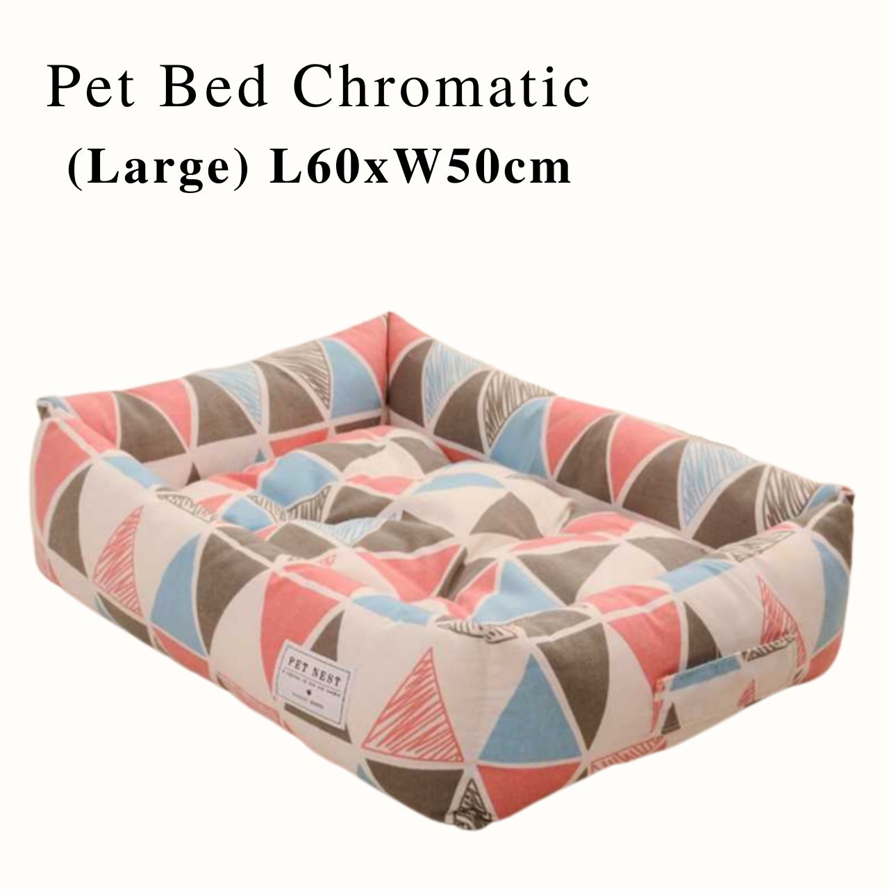 Geometric Pet Bed (Chromatic)