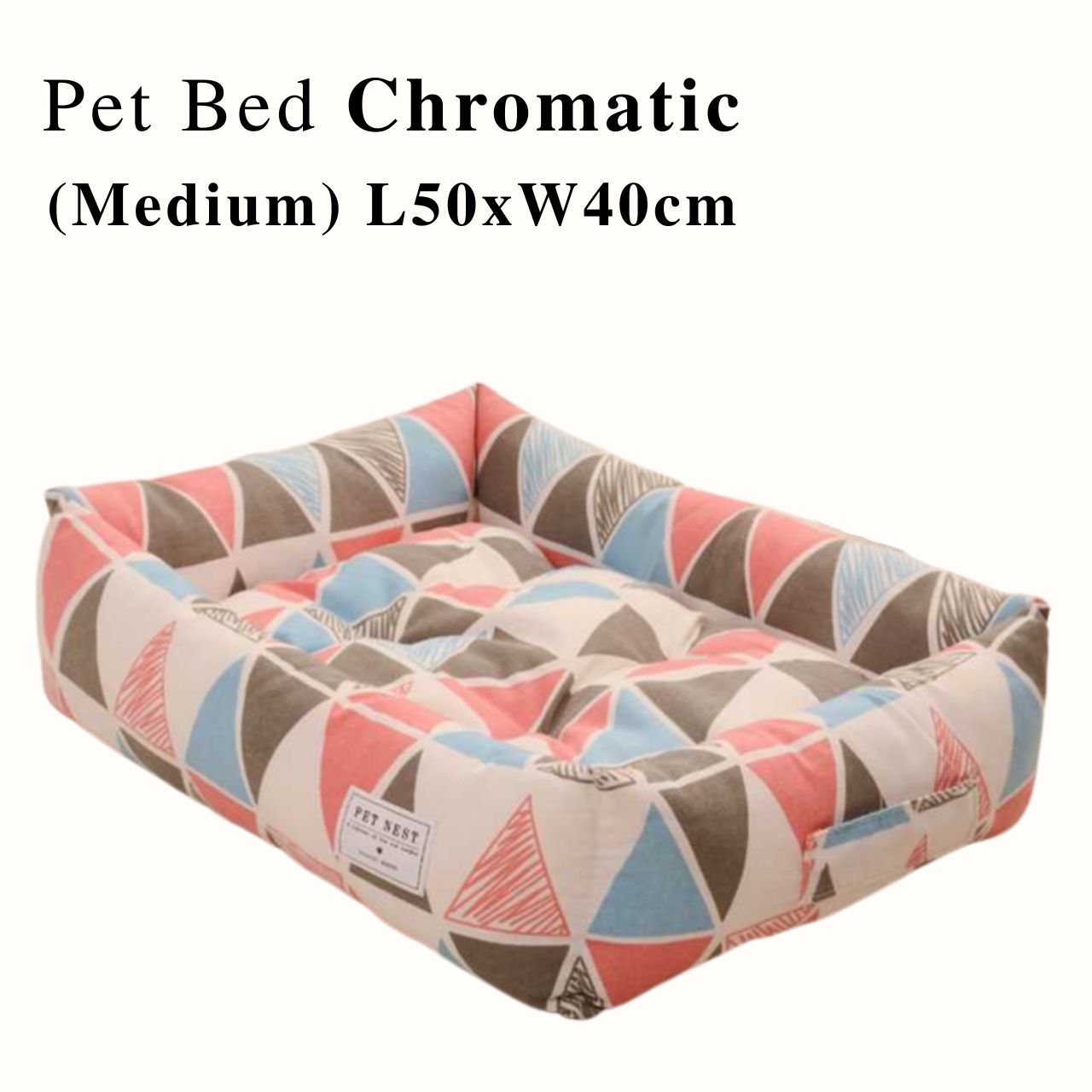Geometric Pet Bed (Chromatic)