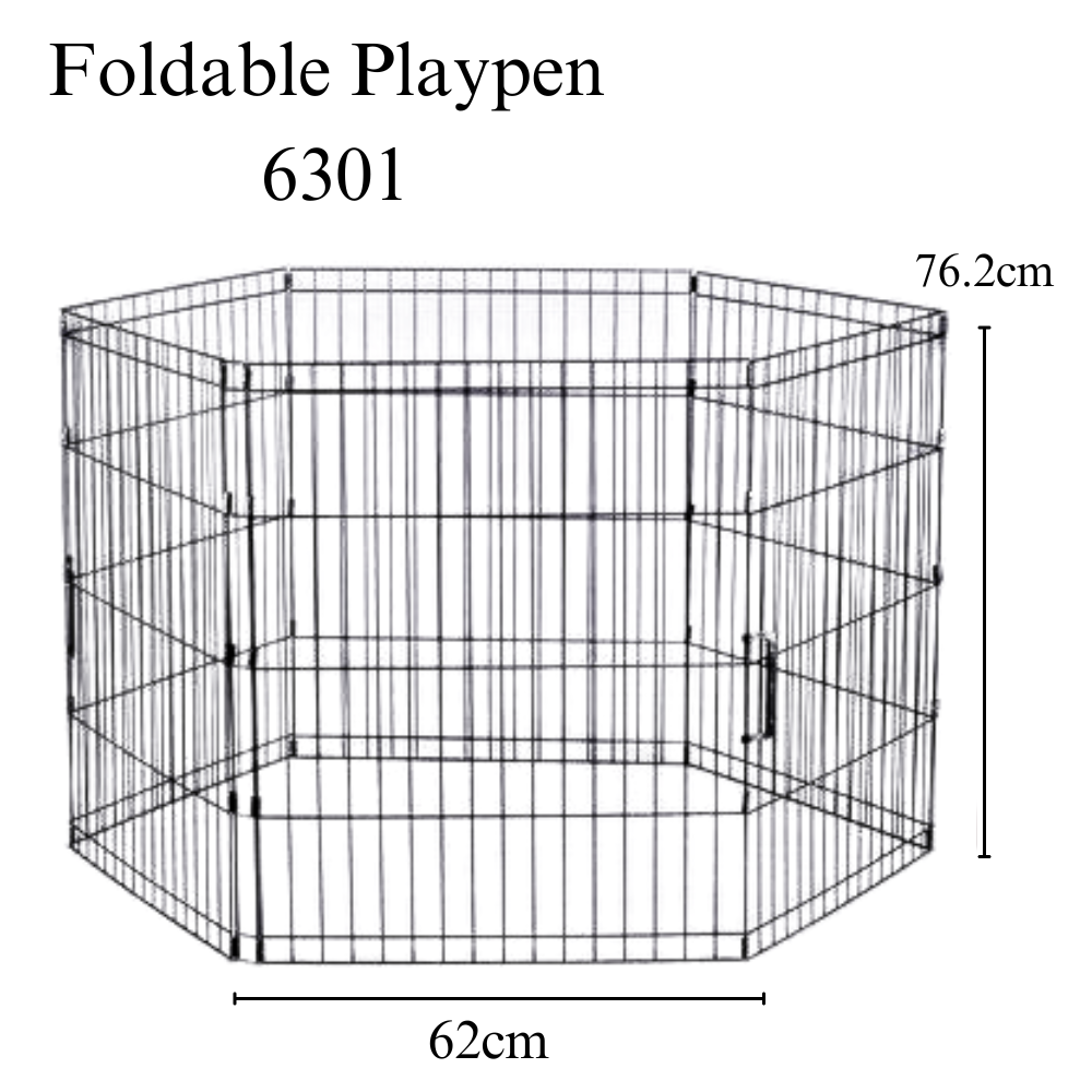 Foldable Puppy Kitten Playpen 6301