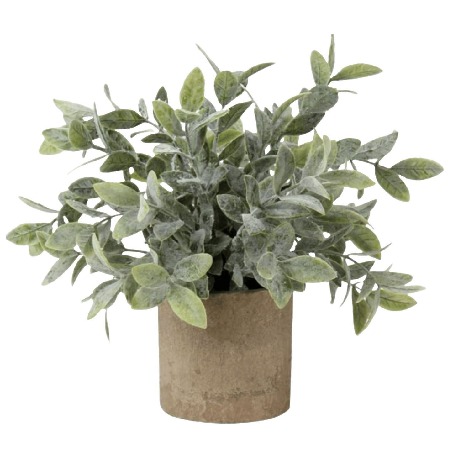 Artificial Small Leave Tea with Forst Table Plant in Pulp Pot