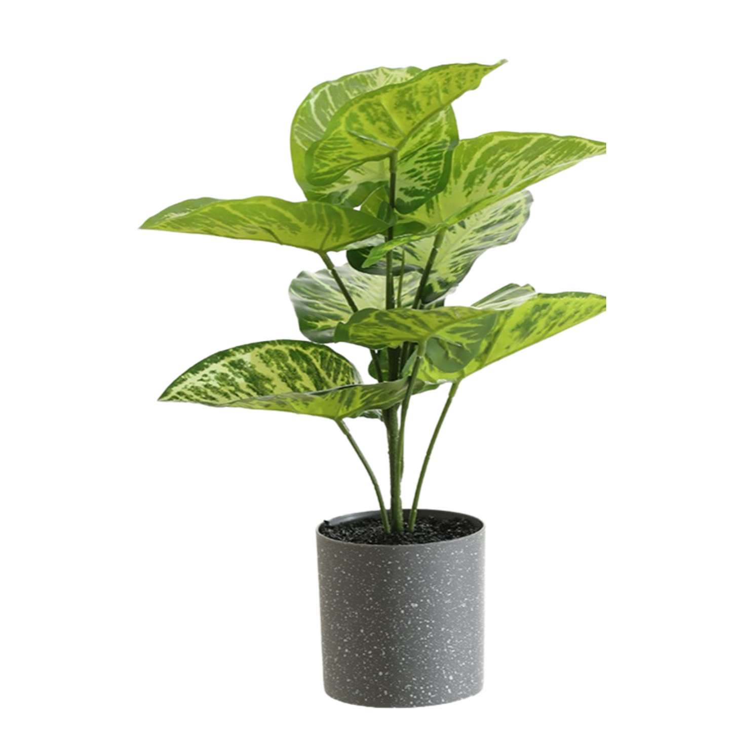 Artificial Small Potted Plant - Speckled Pot (35cm)
