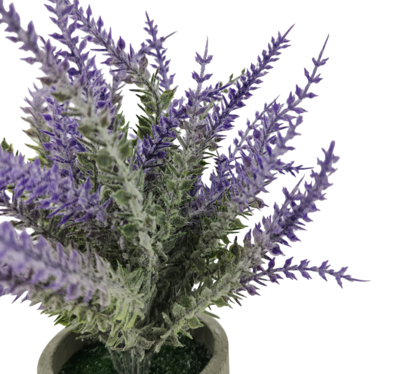 Artificial Small Lavender Table Plant R in Pulp Pot