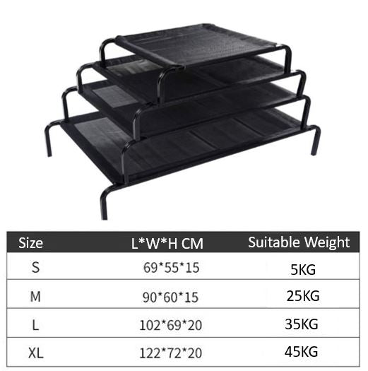 Elevated Mesh Bed