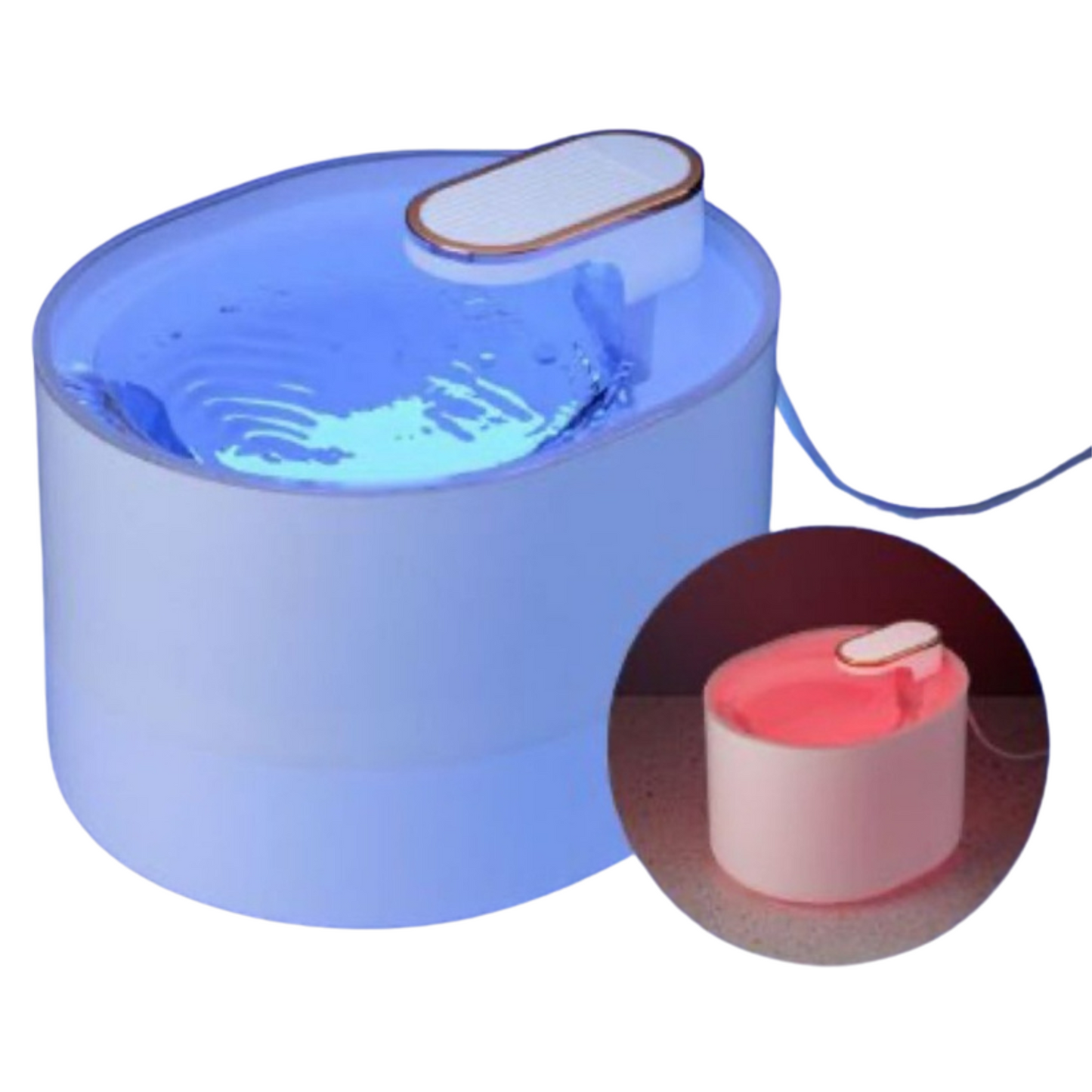 Water Fountain - Automatic with LED Filter (3L)