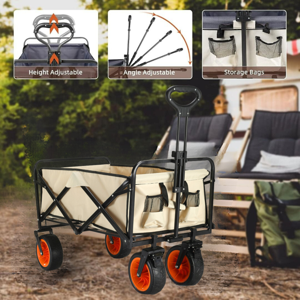Pet Foldable Wagon Stroller with Shade