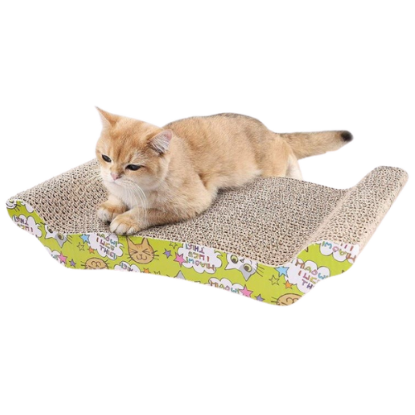 Yellow Curved Scratching Board
