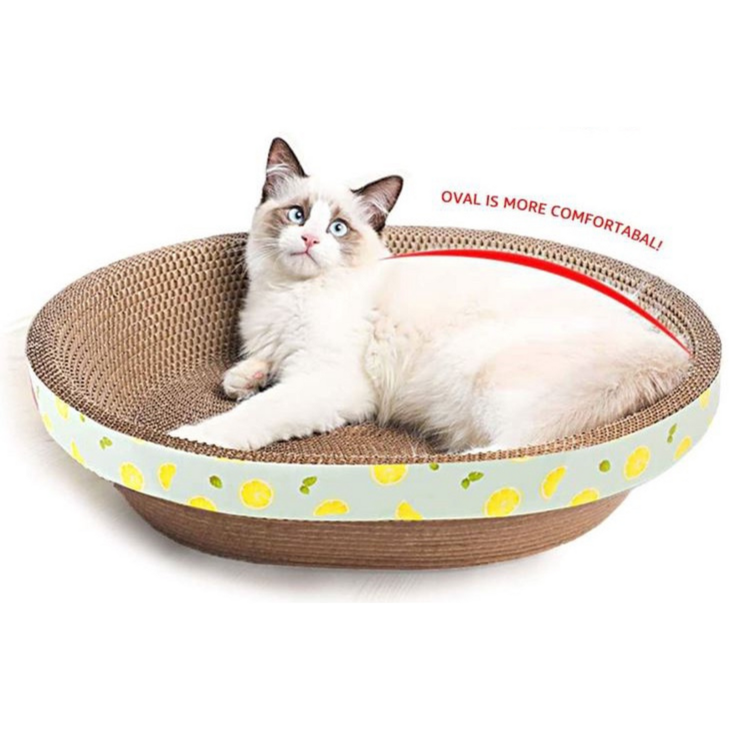 Oval Shape Cat Scratching Board