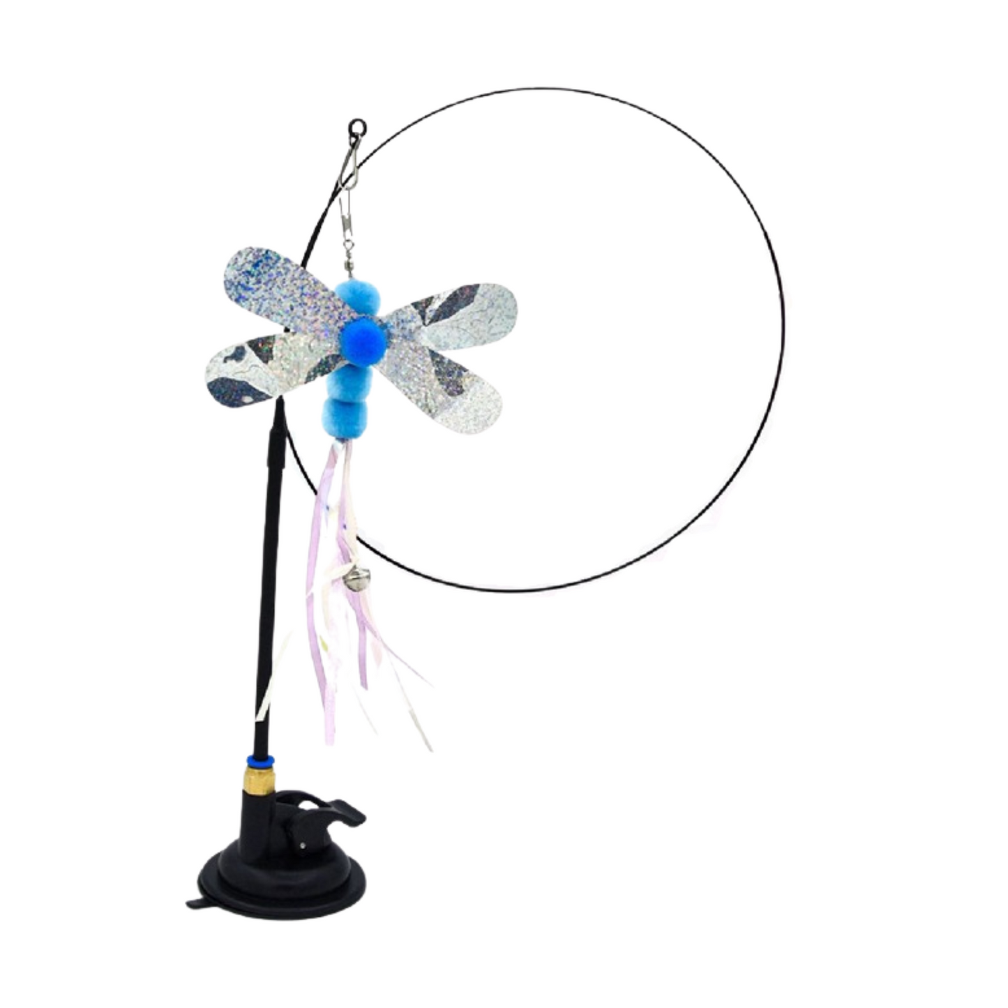 Suction Cup Cat Teaser Toy (Dragonfly)