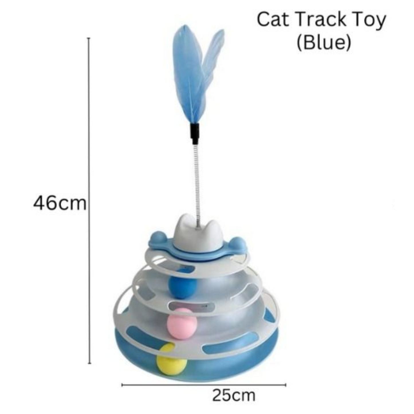 Cat Multi Tier Ball Track Toy