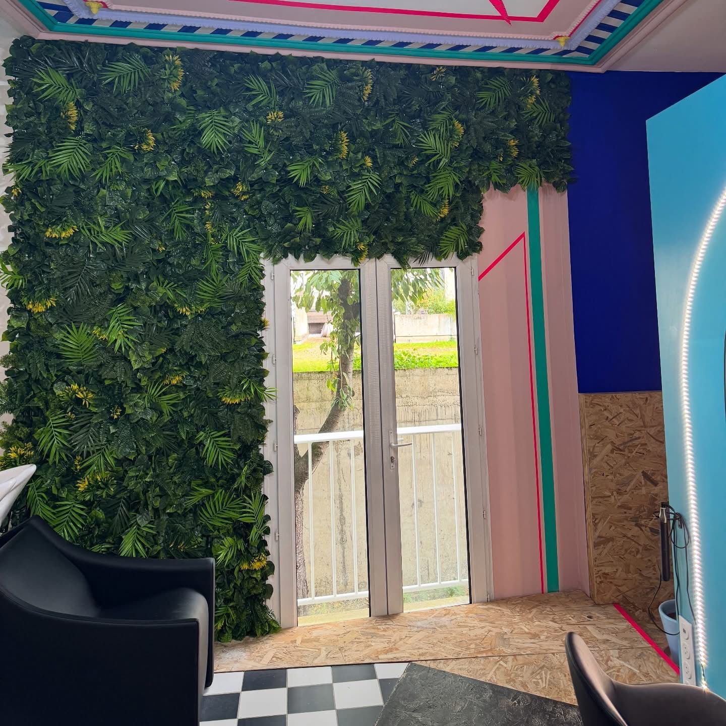 UV Resistant Faux Plant Backdrop for Indoor & Outdoor Decoration