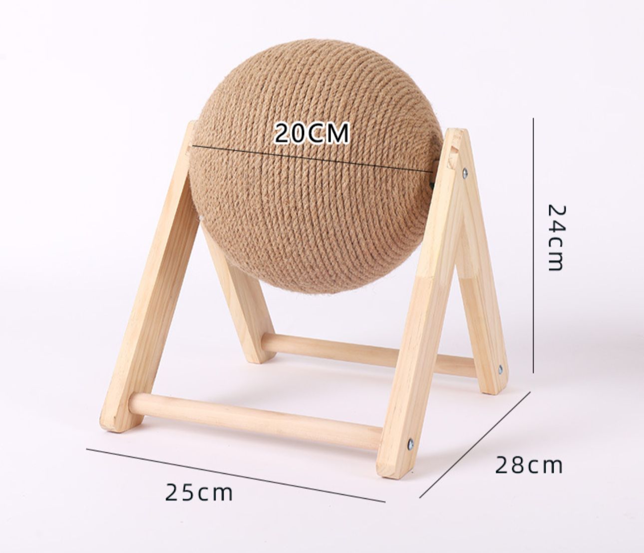 Sisal Scratcher Sphere Ball 24cm