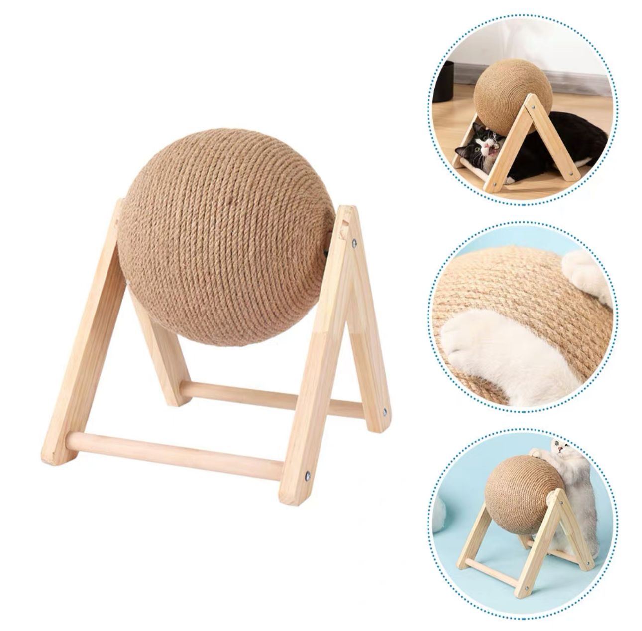 Sisal Scratcher Sphere Ball 24cm