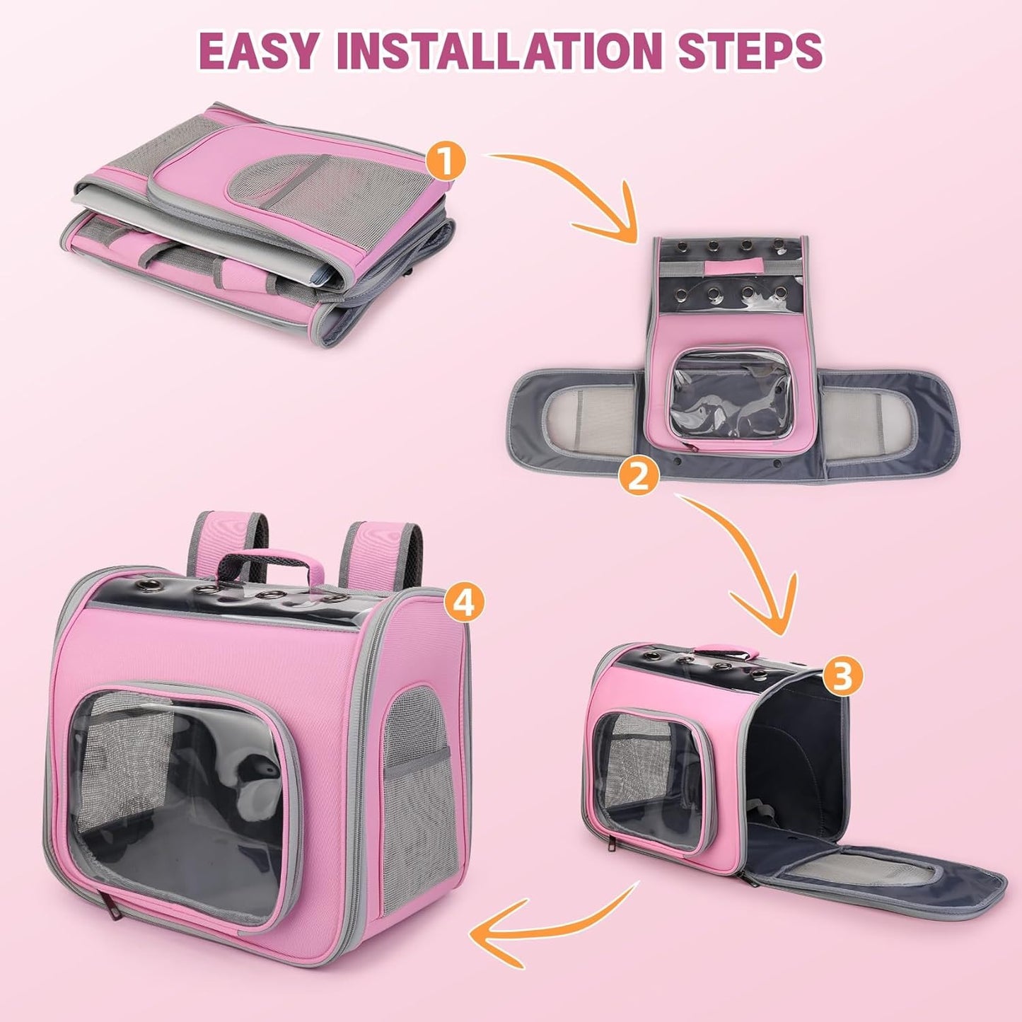 Cozy Foldable Pet Carrier