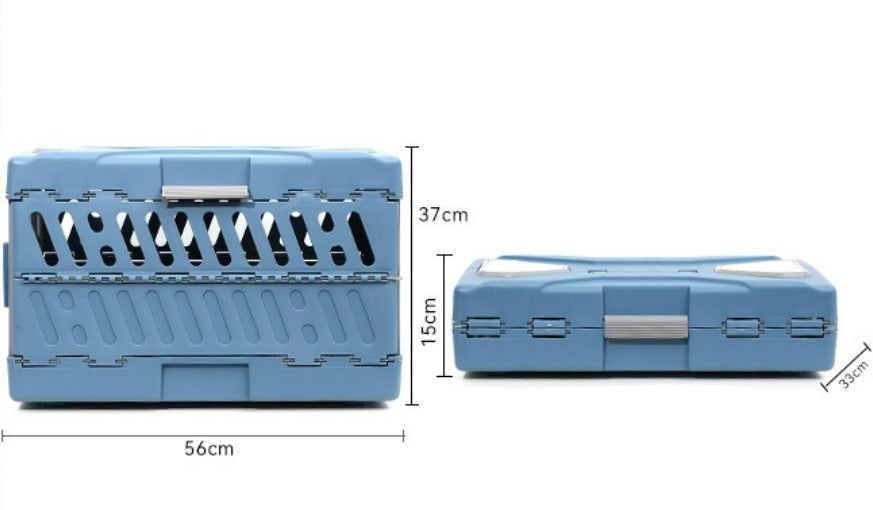 Foldable Travel Carrier (Blue)