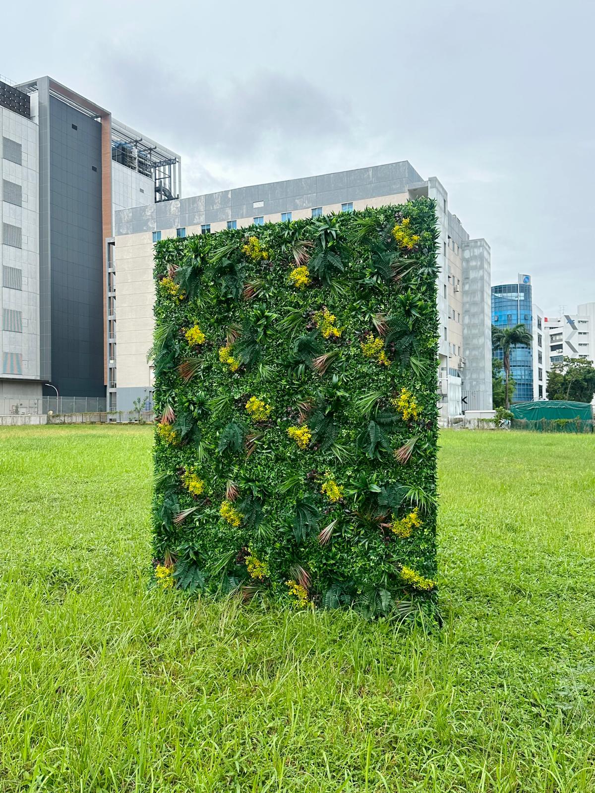 Set 3 - Artificial Wall Plants Movable