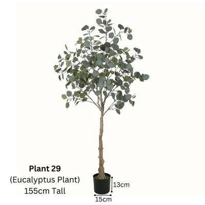 Artificial Eucalyptus Tree (120-155cm)