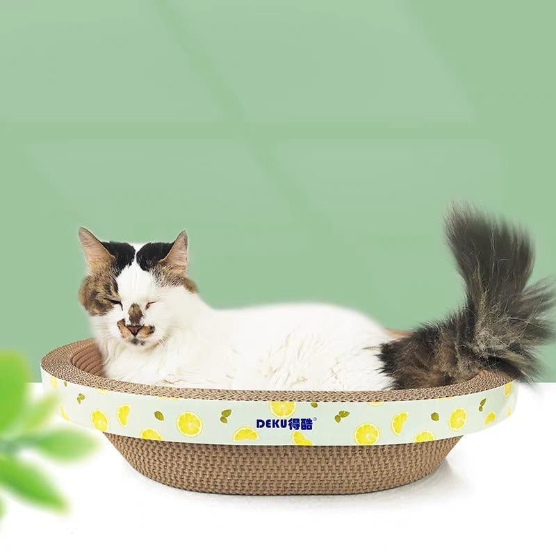 Oval Shape Cat Scratching Board